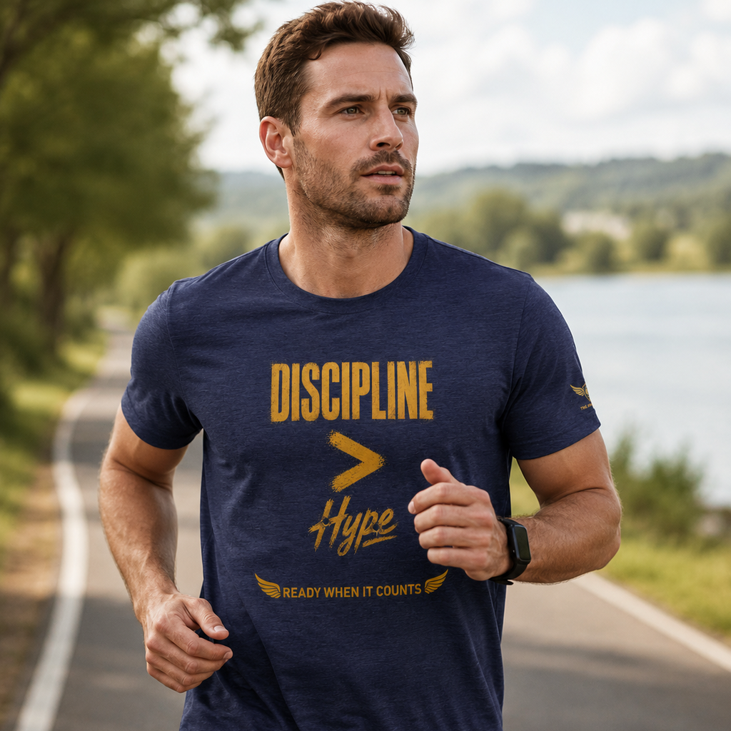 Discipline Over Hype  T-Shirt - Men