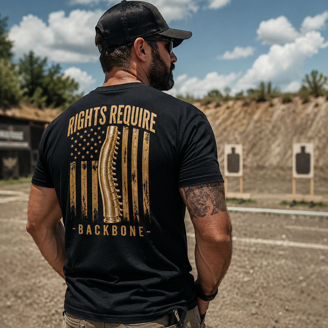 Backbone - T-Shirt - Men (Brass)